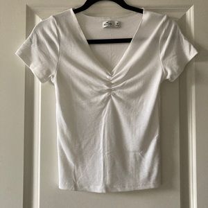 Hollister Ruched V-Neck Tee